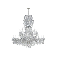 Maria Theresa Grand Crystal Chandelier 64'' Polished Chrome