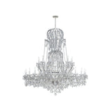 Maria Theresa Grand Crystal Chandelier 64'' Polished Chrome