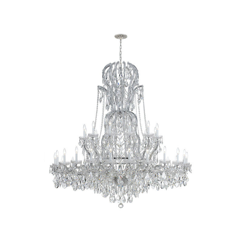 Maria Theresa Grand Crystal Chandelier 64'' Polished Chrome
