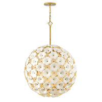 Marianne Medium Globe Chandelier - Deluxe Gold - by Fredrick Ramond