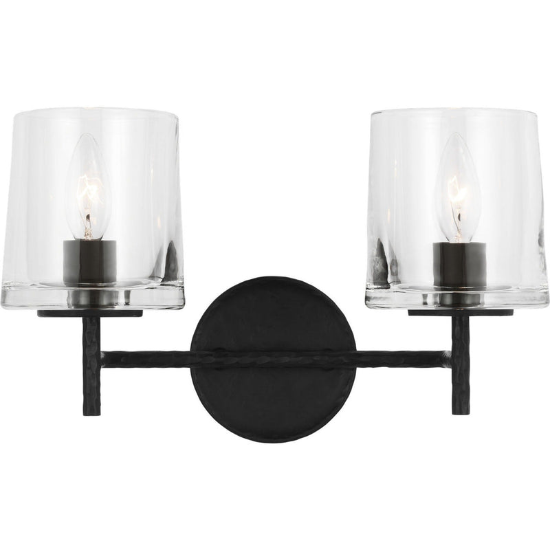 Marietta Vanity Light — 14 3/8", Aged Iron