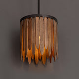 Marimba Pendant Walnut by Maxim Lighting
