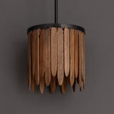 Marimba Pendant Walnut by Maxim Lighting
