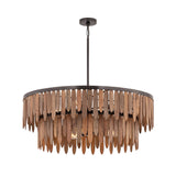 Marimba Pendant Walnut by Maxim Lighting