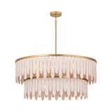 Marimba Pendant Weathered White by Maxim Lighting