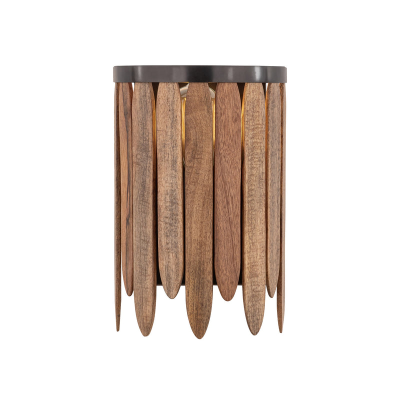 Marimba Wall Sconce Walnut by Maxim Lighting