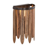 Marimba Wall Sconce Walnut by Maxim Lighting