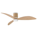 Marin Flush 60” LED Smart Fan - Matte White