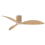 Marin Flush 60” LED Smart Fan - Matte White