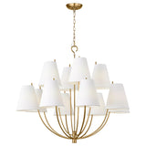 Marina Chandelier Medium Burnished Brass By Visual Comfort Main View 3