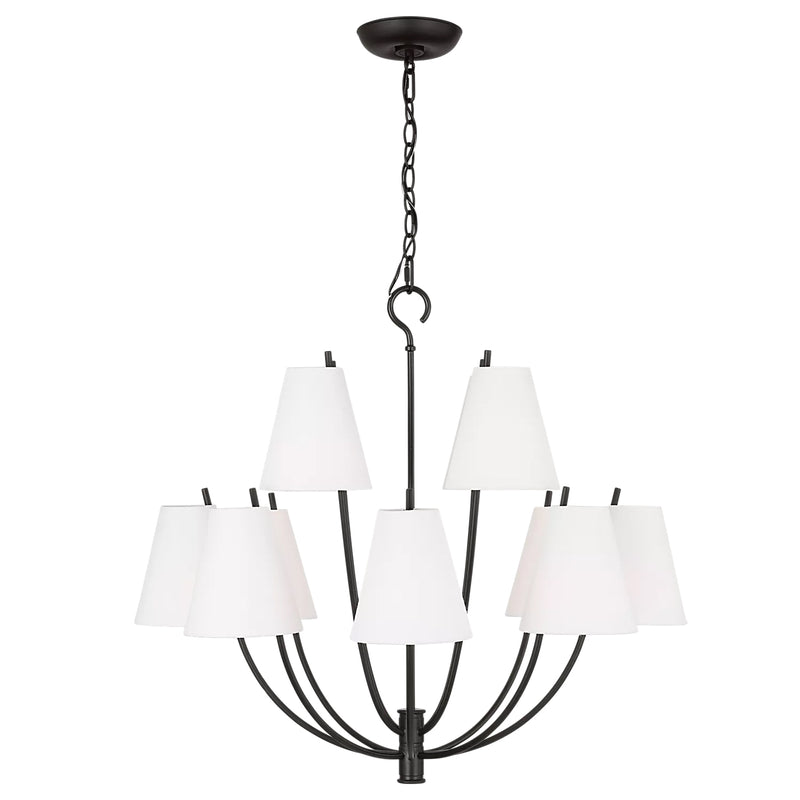 Marina Chandelier Small Aged Iron By Visual Comfort Main View 1