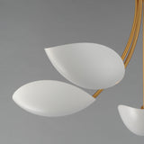 Maris Chandelier White/Natural Aged Brass by Maxim Lighting