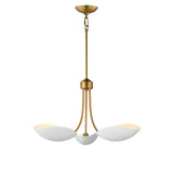 Maris Pendant White/Natural Aged Brass by Maxim Lighting
