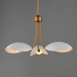 Maris Pendant White/Natural Aged Brass by Maxim Lighting