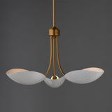 Maris Pendant White/Natural Aged Brass by Maxim Lighting