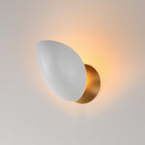 Maris Wall Sconce White/Natural Aged Brass by Maxim Lighting