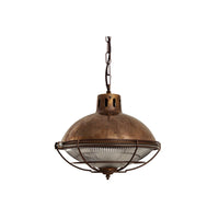 Marlow Cage Pendant - Antique Brass