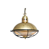 Marlow Cage Pendant - Polished Brass