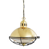 Marlow Cage Pendant - Polished Brass