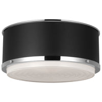 Marlowe Flush Mount Medium Polished Nickel By Visual Comfort Studio