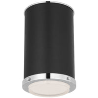Marlowe Small Flush Mount Polished Nickel By Visual Comfort Studio