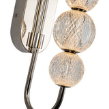 Marni Wall Lamp Polished Nickel By Alora Detailed View