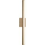 Marque Led Vanity Light — 30 Inch, Satin Brass