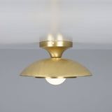 Marrakesh Ceiling Light Satin Brass & Red