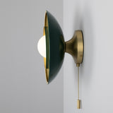 Marrakesh Pull Chain Wall Light - Satin Brass