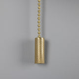 Marrakesh Pull Chain Wall Light - Satin Brass