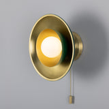 Marrakesh Pull Chain Wall Light - Satin Brass