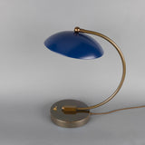 Marrakesh Table Lamp - Antique Brass & Sapphire Blue