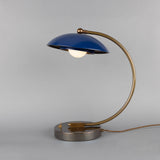 Marrakesh Table Lamp - Antique Brass & Sapphire Blue