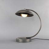 Marrakesh Table Lamp - Antique Silver & Matte Black