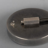 Marrakesh Table Lamp - Antique Silver & Matte Black