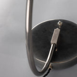 Marrakesh Table Lamp - Antique Silver & Matte Black