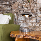 Marrakesh Table Lamp - Antique Silver & Matte Black
