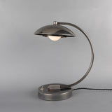Marrakesh Table Lamp - Antique Silver & Matte Black