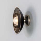 Marrakesh Wall Light - Antique Silver & Matte Black
