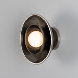 Marrakesh Wall Light - Antique Silver & Matte Black