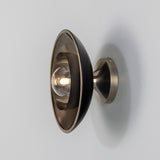 Marrakesh Wall Light - Antique Silver & Matte Black
