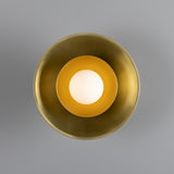 Marrakesh Wall Light - Satin Brass & Racing Green