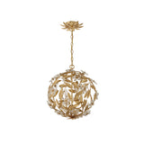 Marselle Orb Chandelier 16.5" Antique Gold