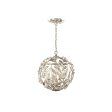 Marselle Orb Chandelier 16.5" Antique Silver