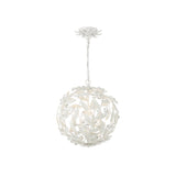 Marselle Orb Chandelier 16.5" Matte White