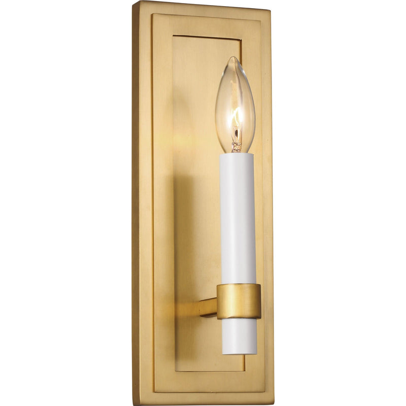 Marston Single Wall Sconce — 4 1/4", Burnished Brass