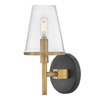 Marten Medium Single Light Vanity - Heritage Brass - by Hinkley