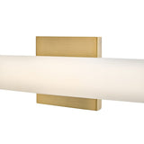 Marti LED Vanity - Large, Lacquered Brass