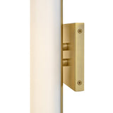 Marti LED Vanity - Large, Lacquered Brass