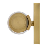 Marti LED Vanity - Large, Lacquered Brass